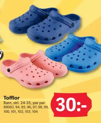 DollarStore Bestway tofflor erbjuda