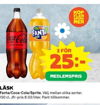 Coop Coca cola zero läskedryck erbjuda