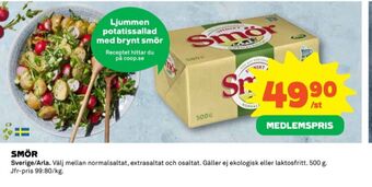 Coop Svenskt smör erbjuda