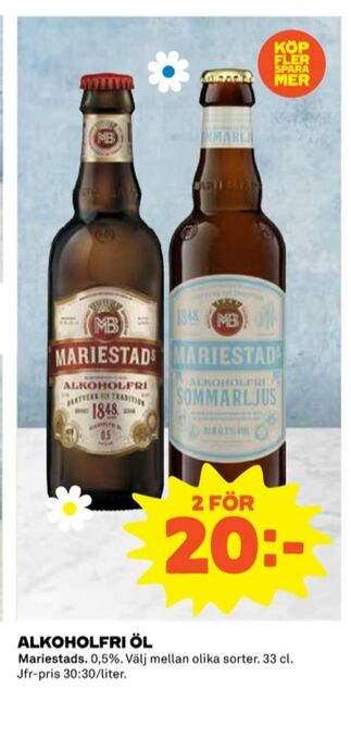 Coop Mariestads öl erbjuda