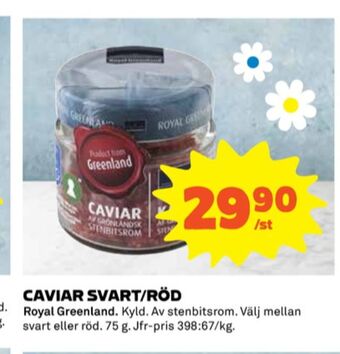 Coop Royal greenland kaviar erbjuda