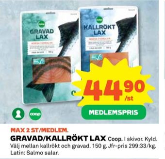 Coop Coop lax erbjuda