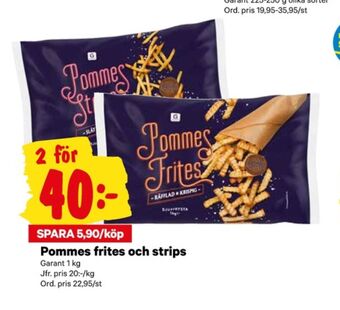 City Gross Garant pommes frites erbjuda