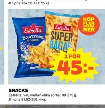 Coop Estrella chips erbjuda