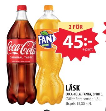 Handlar'n Coca cola läskedryck erbjuda