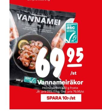 City Gross Holmegården vannameiräkor erbjuda