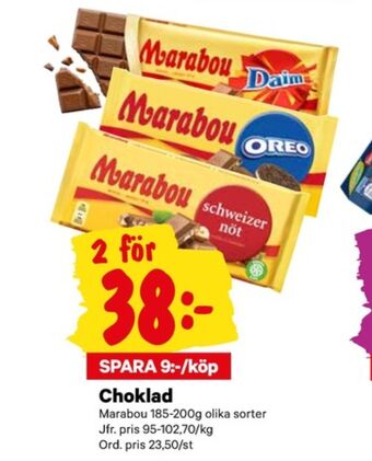 Marabou chokladkaka schweizernöt