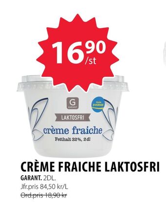 Garant crème fraiche