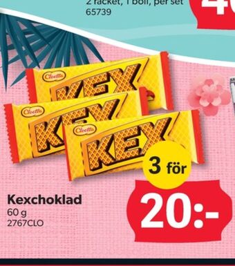 DollarStore Kexchoklad chokladbar erbjuda