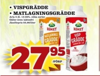 Matdax Arla köket vispgrädde erbjuda