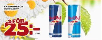 Matdax Red bull energidryck erbjuda
