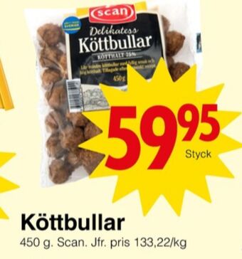 Matöppet Scan köttbullar erbjuda