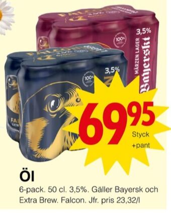 Matöppet Bayerskt öl erbjuda