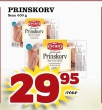 Matdax Scan prinskorv erbjuda