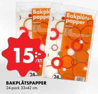 ÖoB Toppits bakplåtspapper erbjuda