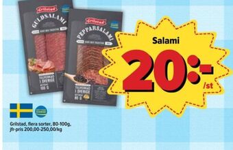 Östenssons Grilstad salami erbjuda