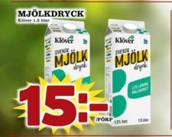 Matdax Klöver mellanmjölk erbjuda