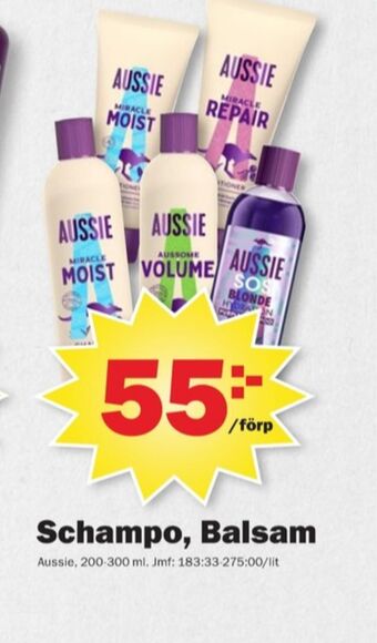 Pekås Aussie balsam erbjuda