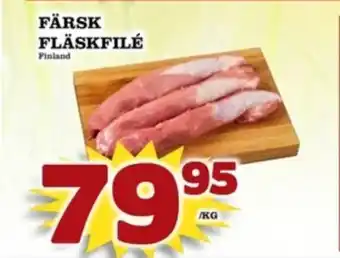 Matdax Carolines kök fläskfilé erbjuda