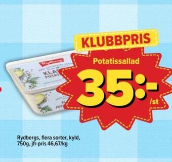 Östenssons Rydbergs potatissallad erbjuda