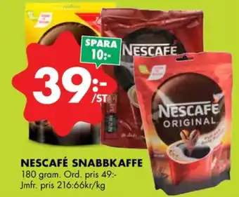 Nescafé red cup instant kaffe