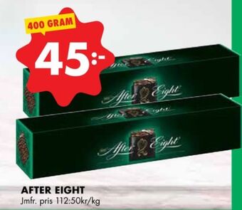 ÖoB After eight chokladask erbjuda