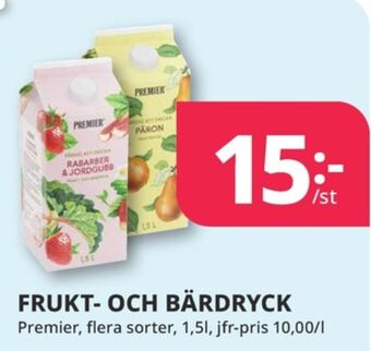 Tempo Premier fruktdryck erbjuda