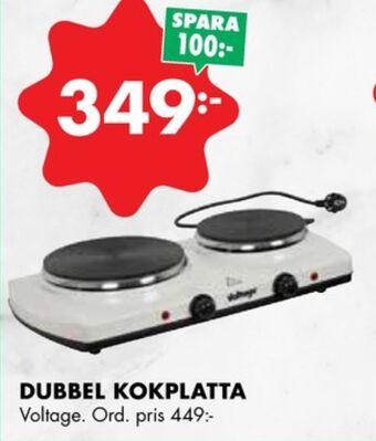 ÖoB Voltage kokplatta erbjuda