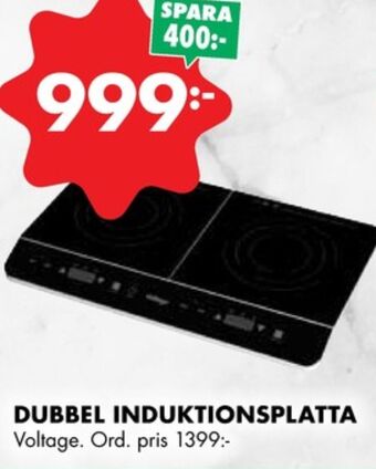 ÖoB Voltage kokplatta erbjuda