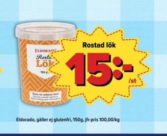 Östenssons Eldorado lök rostade erbjuda