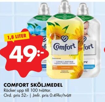 ÖoB Comfort sköljmedel erbjuda