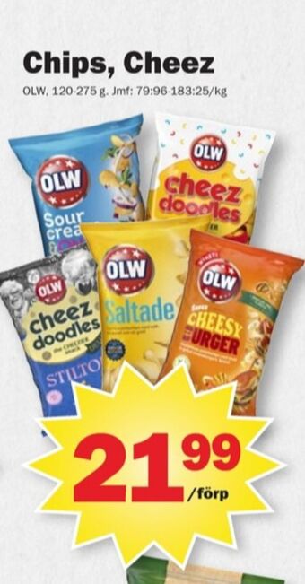 Pekås Olw chips erbjuda