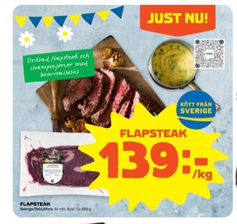 Stora Coop Dalsjöfors flapstek erbjuda