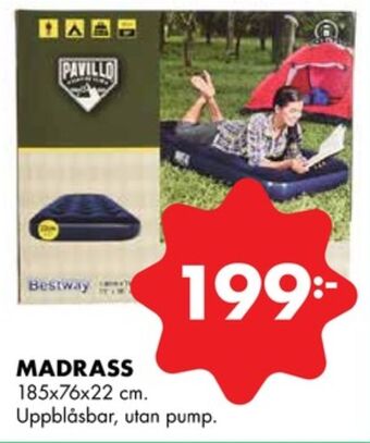 ÖoB Bestway luftmadrass erbjuda