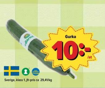 Östenssons Odlarna.se gurka erbjuda