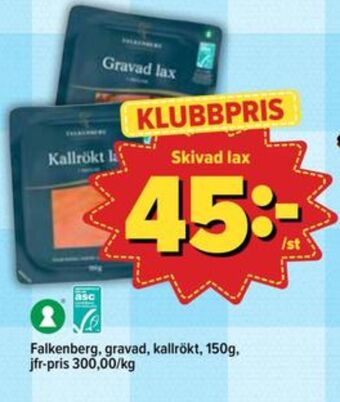 Östenssons Falkenberg seafood lax erbjuda