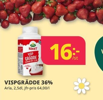 Tempo Arla köket vispgrädde erbjuda