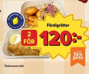Östenssons Östenssons färdigrätter erbjuda