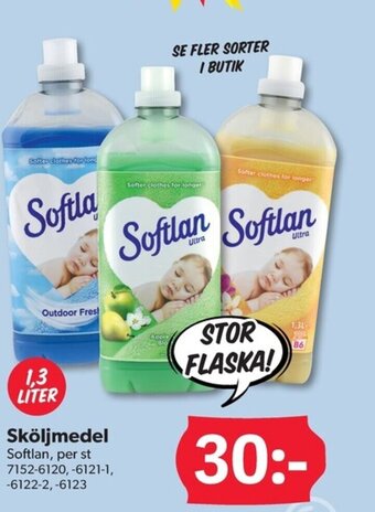 DollarStore Sköljmedel Softlan erbjuda