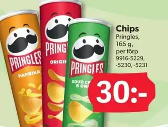 DollarStore Chips Pringles erbjuda