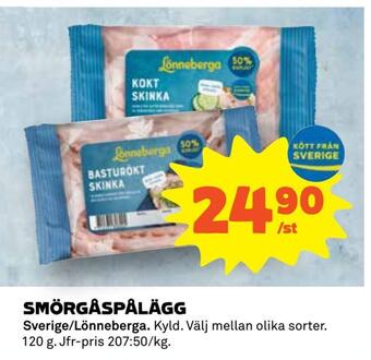 Coop Smörgåspålägg erbjuda