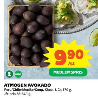 Coop Ätmogen avokado erbjuda