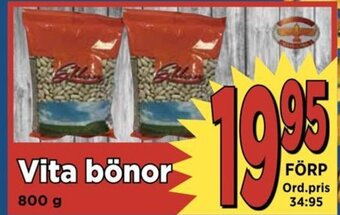 Supergrossen Vita bönor erbjuda