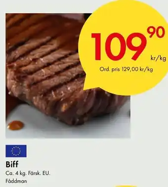 Snabbgross Biff erbjuda