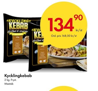 Snabbgross Kycklingkebab erbjuda