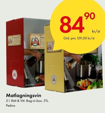 Snabbgross Matlagningsvin erbjuda