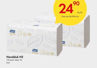Snabbgross Handduk H2 110-pack. Mjuk. Vit. Tork erbjuda