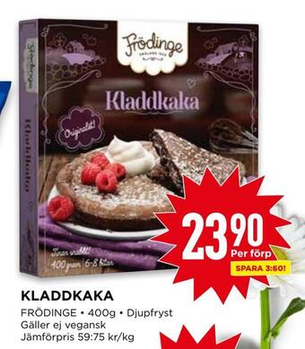 Willys Kladdkaka erbjuda