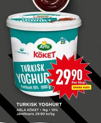 Willys Turkisk yoghurt erbjuda