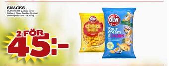 Nya Pulsen Snacks erbjuda